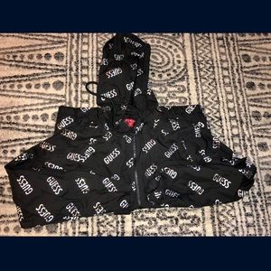 Guess holographic windbreaker